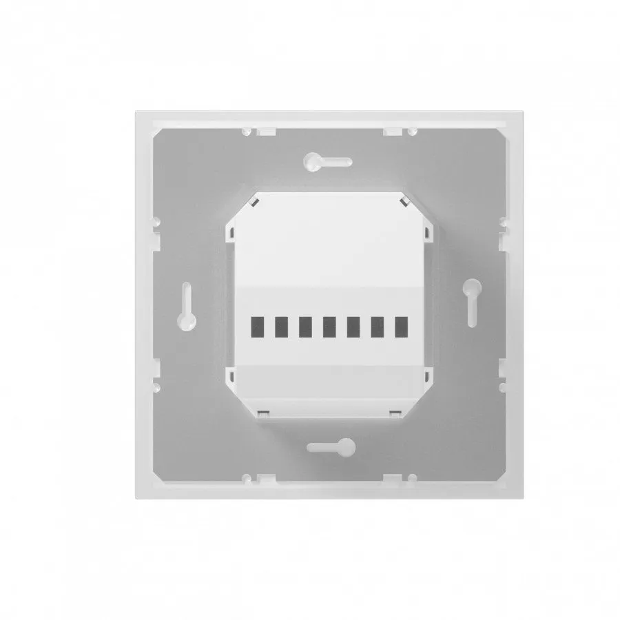 86 × 86 mm Panel — White or Gray/Black Glass